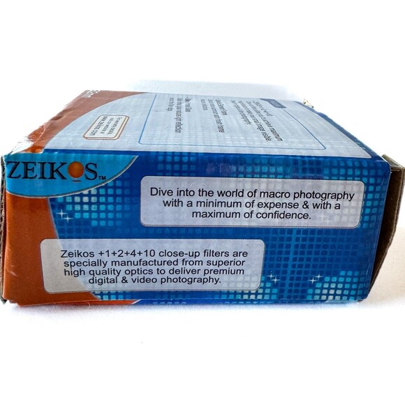 Zeikos Lens Filter Set 62mm Close-Up 4pcs. +1, +2, +4. +10 With Case - Picture 3 of 8